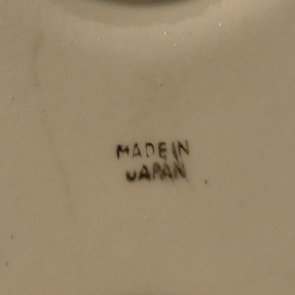 Vintage lusterware trinket serving dish plate floral pattern - Picture 7 of 9